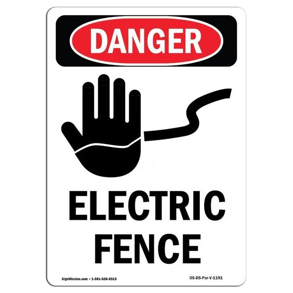 OSHA Danger Sign, 10